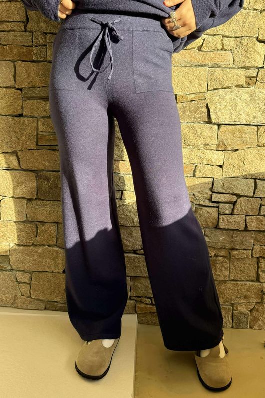 Elbury Huggle Luxury Knit Co Ord Set Navy /50=